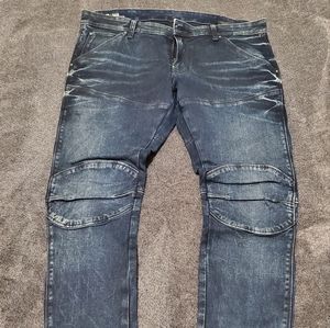 G Star Raw 3D Super Slim Jeans Size 38W × 32L